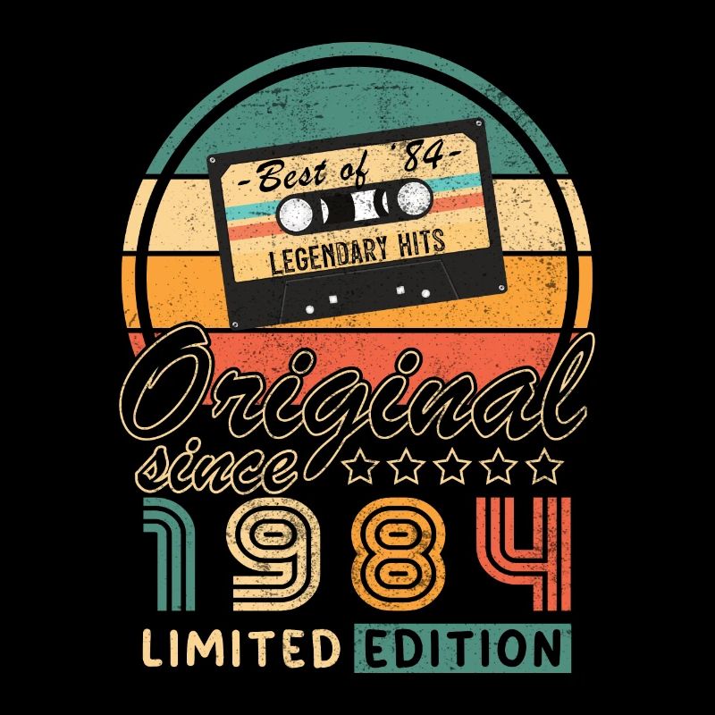 Original 1984 40th Anniversary Vintage Geschenk