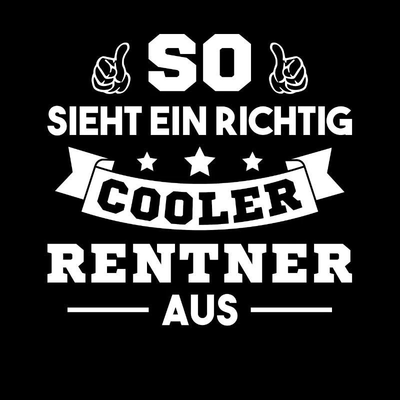 So sieht ein richtig cooler Rentner aus Pensioner
