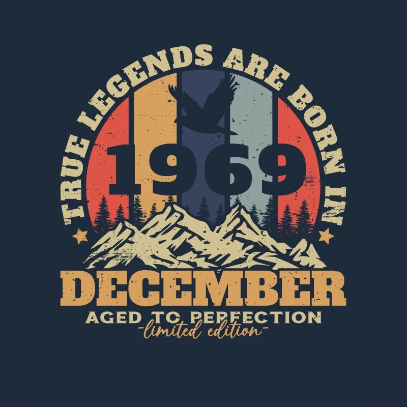 Dezember 1969 Vintage Retro Geburtstagsgeschenk
