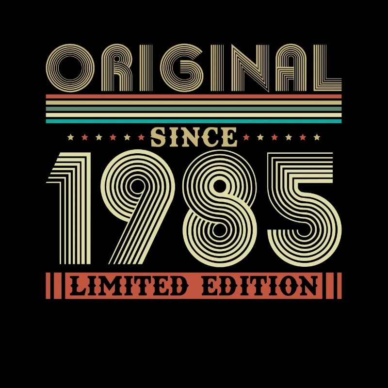 Original 1985 40th Anniversary Vintage Geschenk