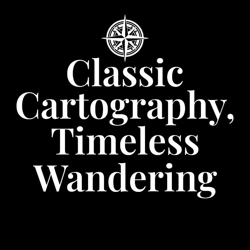 Classic Cartography Timeless Wandering Compass