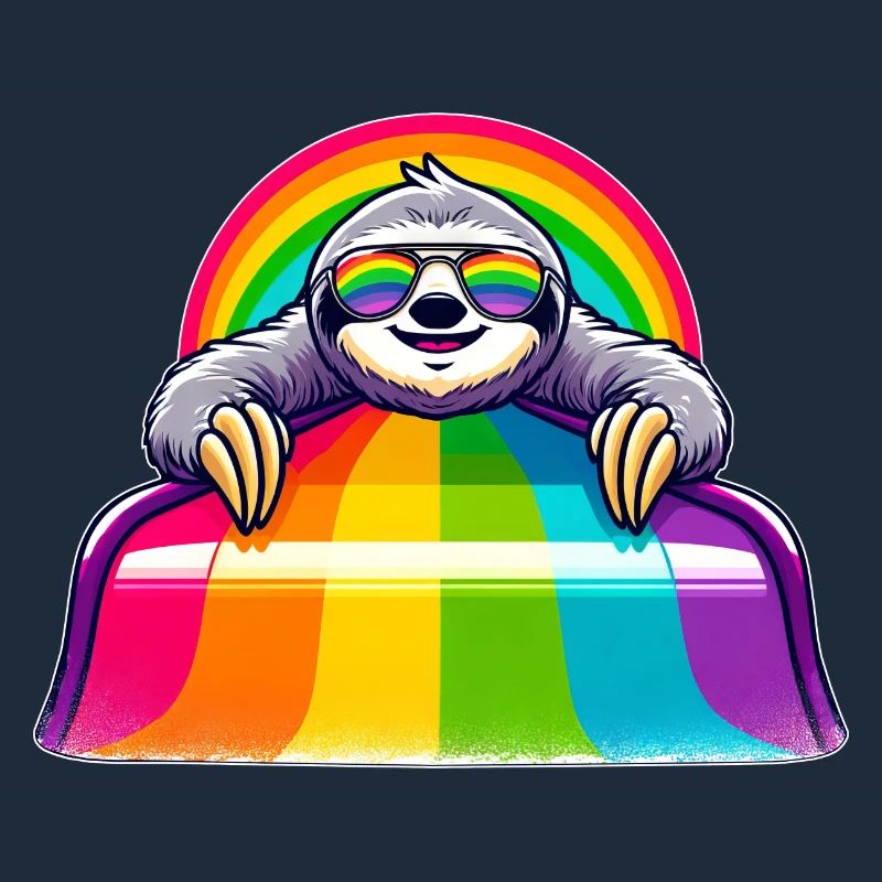 LGBTQ Pride Sloth Rainbow Playground