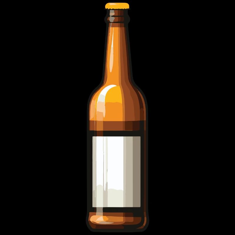 Bouteille de bière Symbole de consommation de bière