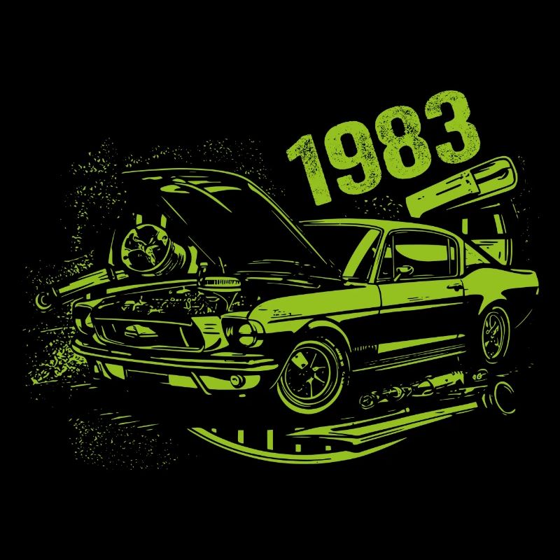 1983 Geburtstag Oldtimer Modell 1983 Vintage 1983