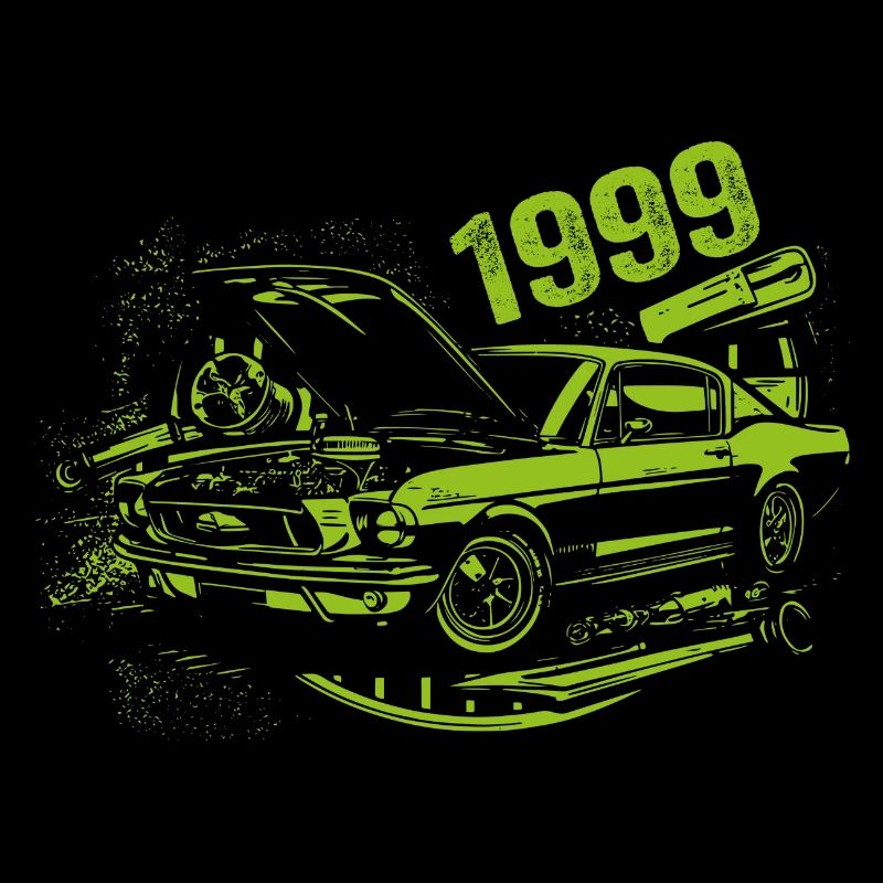 1999 Geburtstag Oldtimer Modell 1999 Vintage 1999