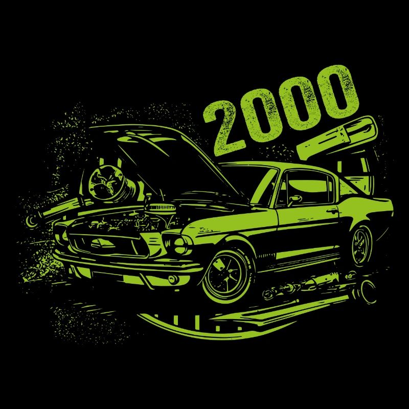 2000 Anniversaire Voiture Classique Modèle 2000 Millésime 2000