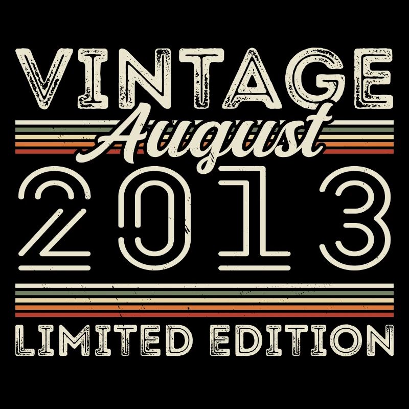 August 2013 Legende seit August 2013 Vintage 2013