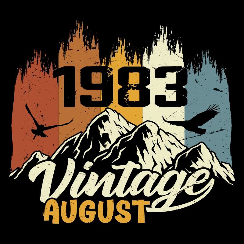 Legendary Since August 1983 Birthday Gift 1983