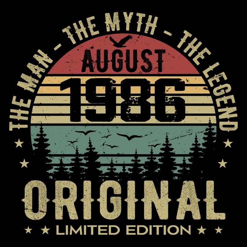 Legend Since Aug 1986 Birthday Gift 1986