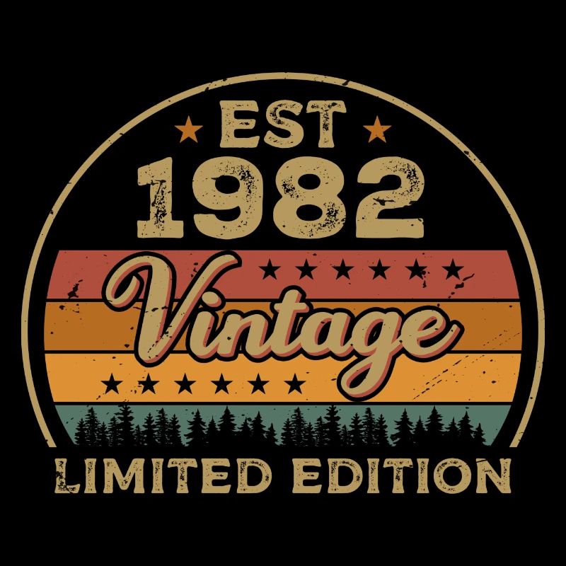 Legendär Seit 1982 Geburtstag 1982 Vintage 1982