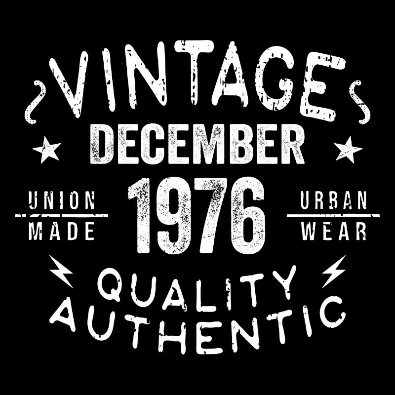 Dezember 1976 - Großartig seit Dezember 1976