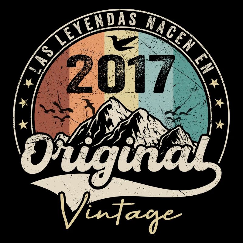 Rétro 2017 Cadeau Anniversaire 2017 Vintage 2017