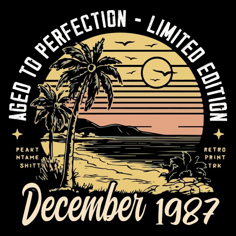 Décembre 1987 Cadeau d’anniversaire Décembre 1987