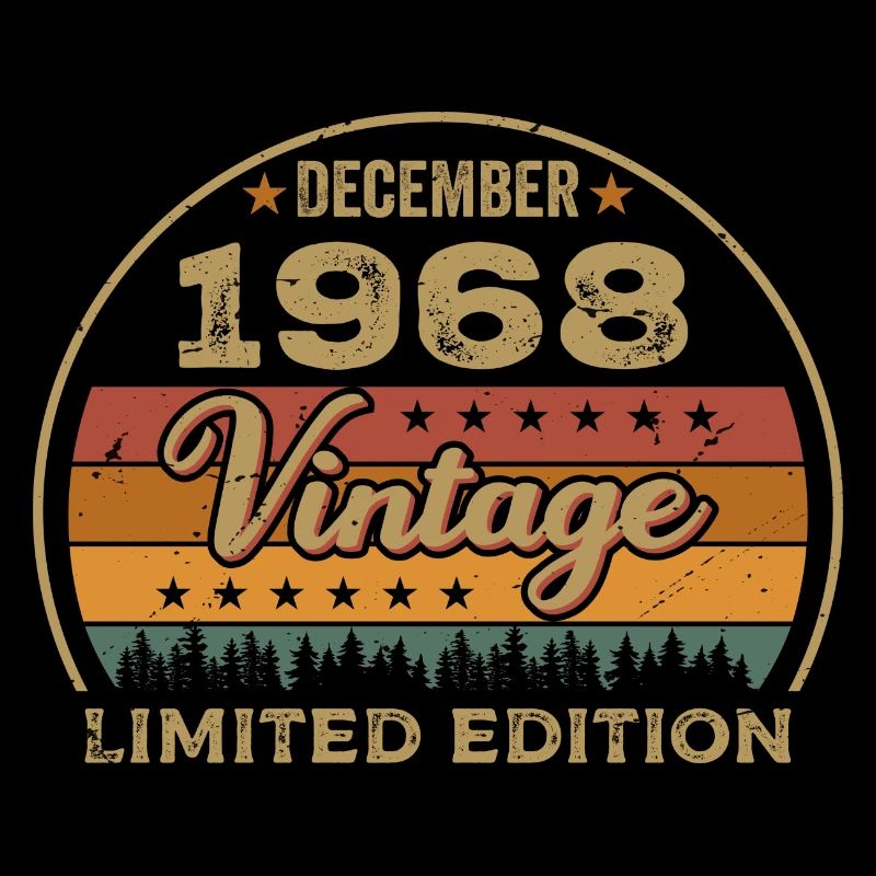 Birthday December 1968 Gift December 1968