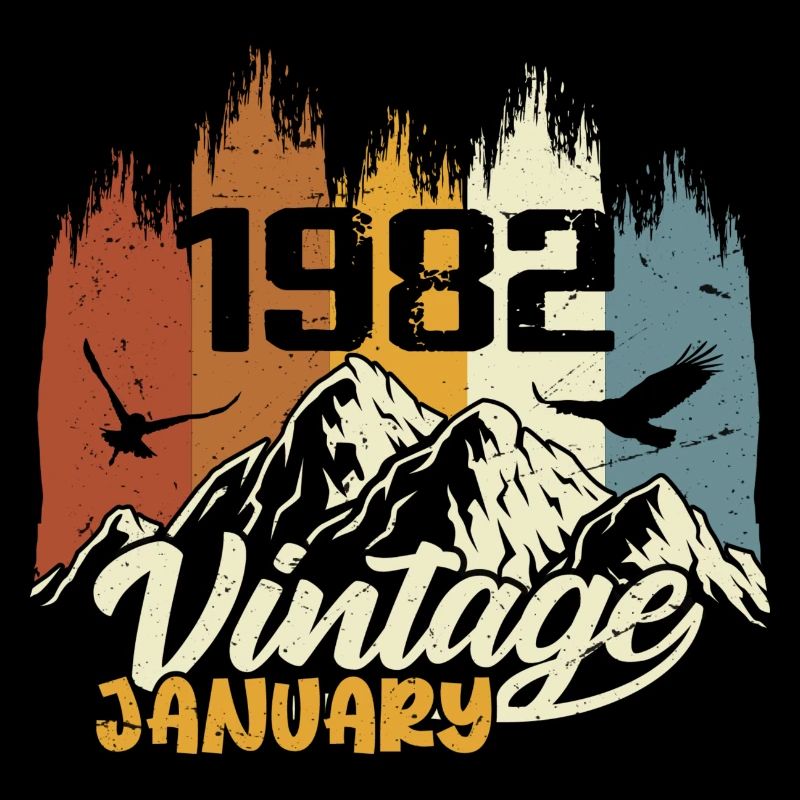 Anniversaire Janvier 1982 - Cadeau Janvier 1982
