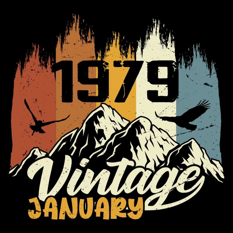Anniversaire Janvier 1979 - Cadeau Janvier 1979