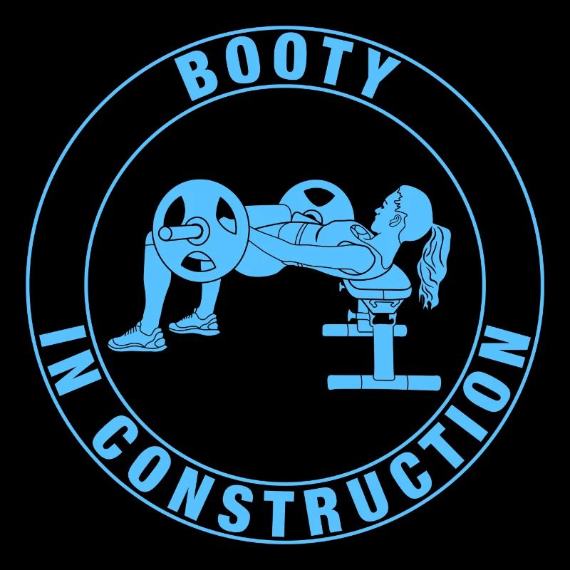 Fitness Sportlerin, Hip Thrust, Gym, Krafttraining