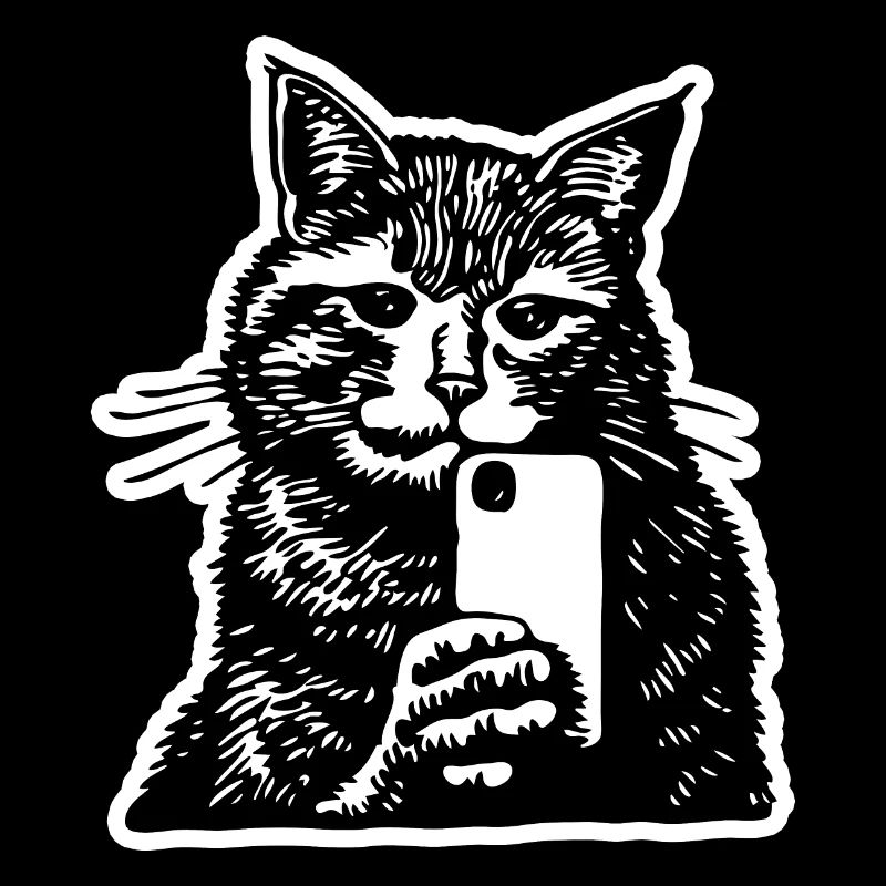 Katze Katzengesicht Selfie Smartphone