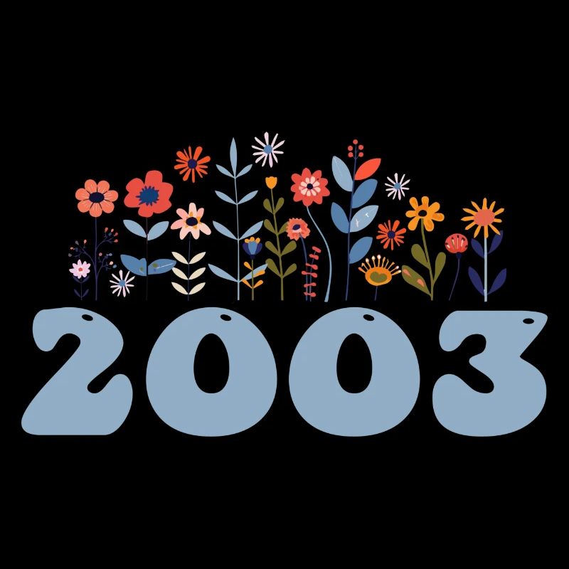 2003 Motif floral 2003 Floral thème Fleurs 2003