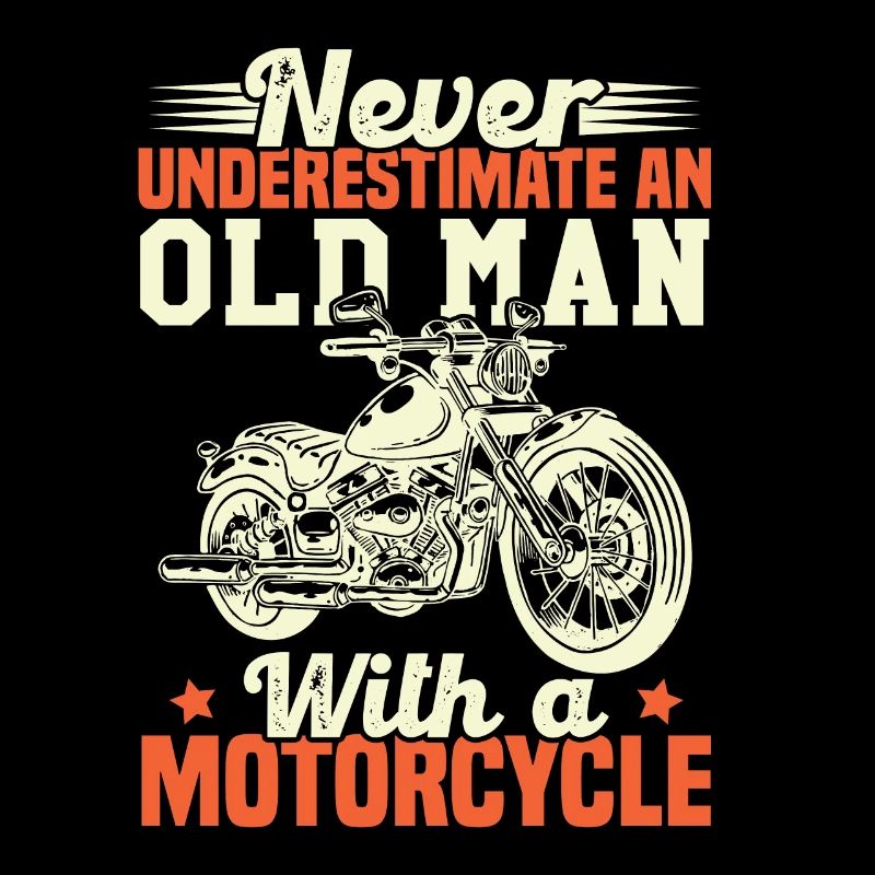 Never underestimate an old man with a motorcycle