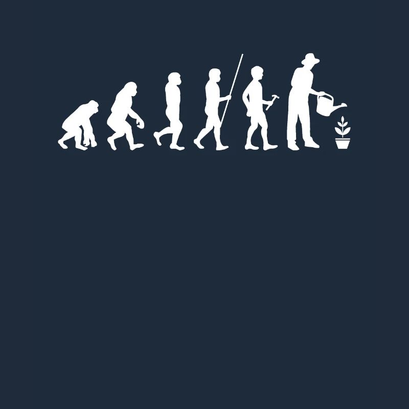 Evolution Jardinage Humour Cadeau