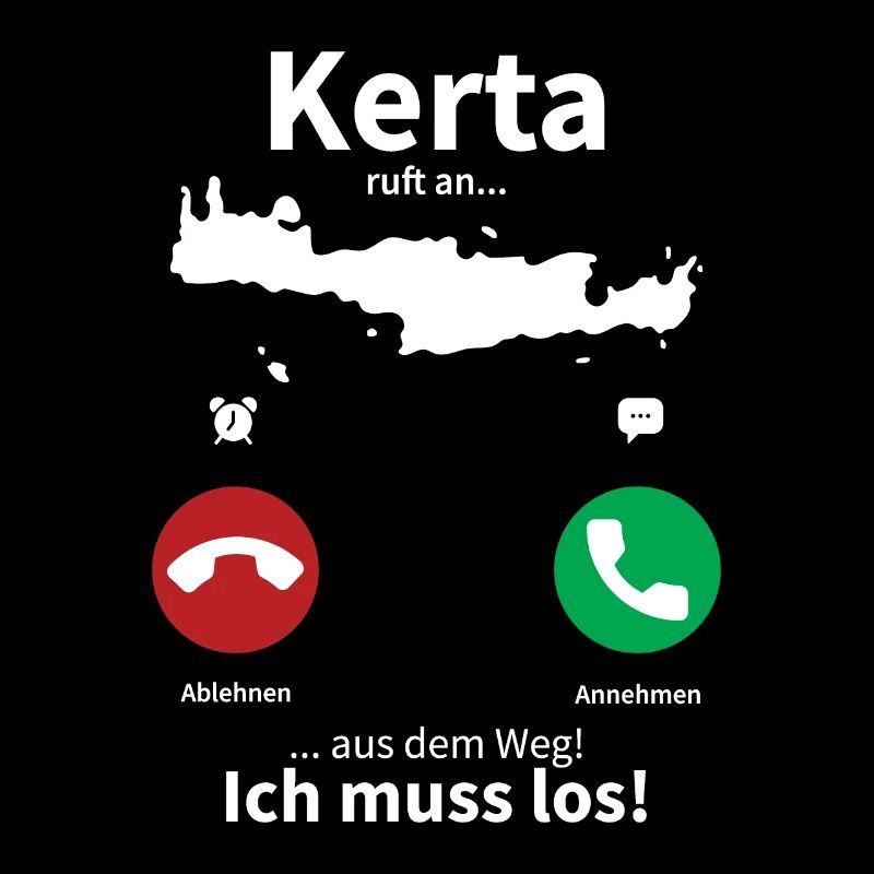 Griechenland Kreta ruft an lustiges Geschenk