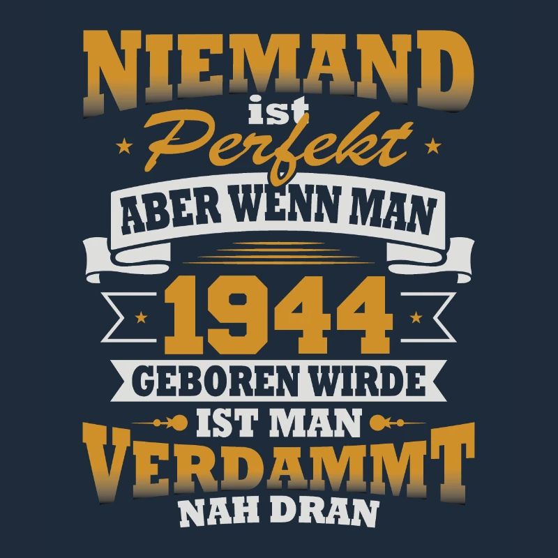 1944 Année de naissance Cadeau d'anniversaire Né Rétro