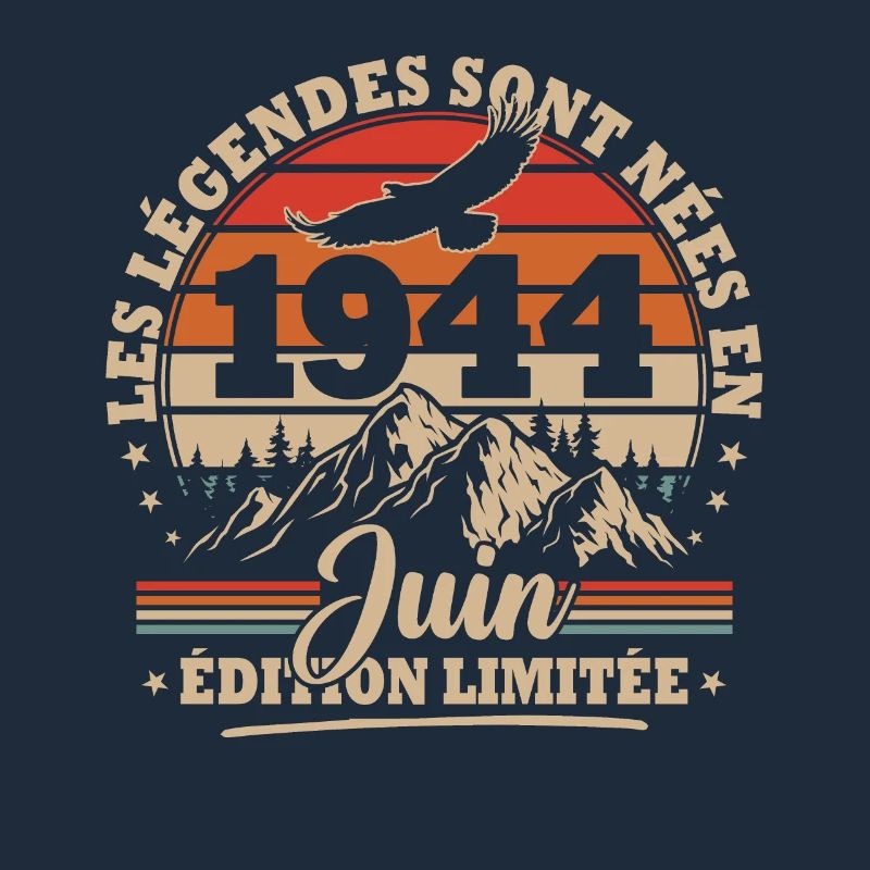 Vintage-Geburtstagsgeschenk geboren im Juni 1944