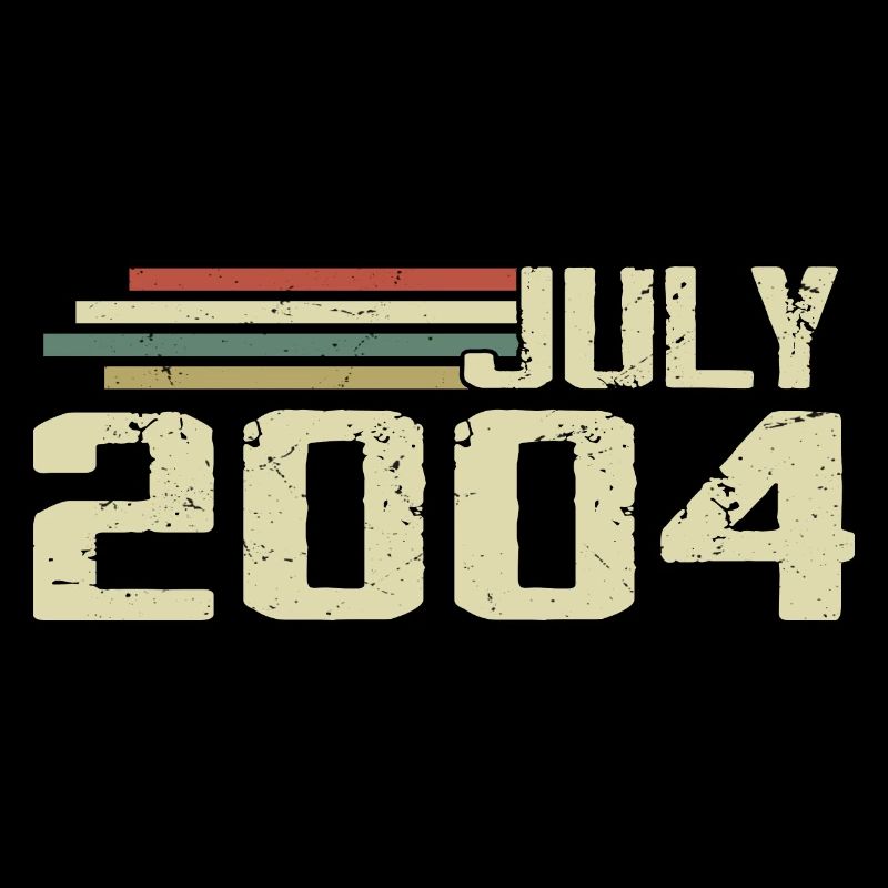 Birthday July 2004 Year 2004 July Year 2004