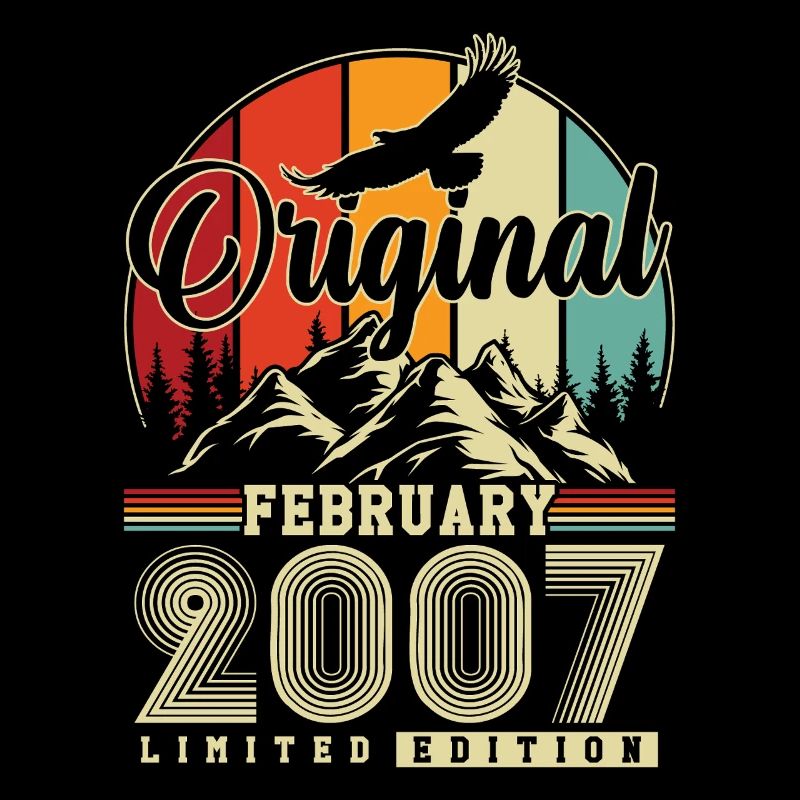 Original Février 2007 Vintage Anniversaire