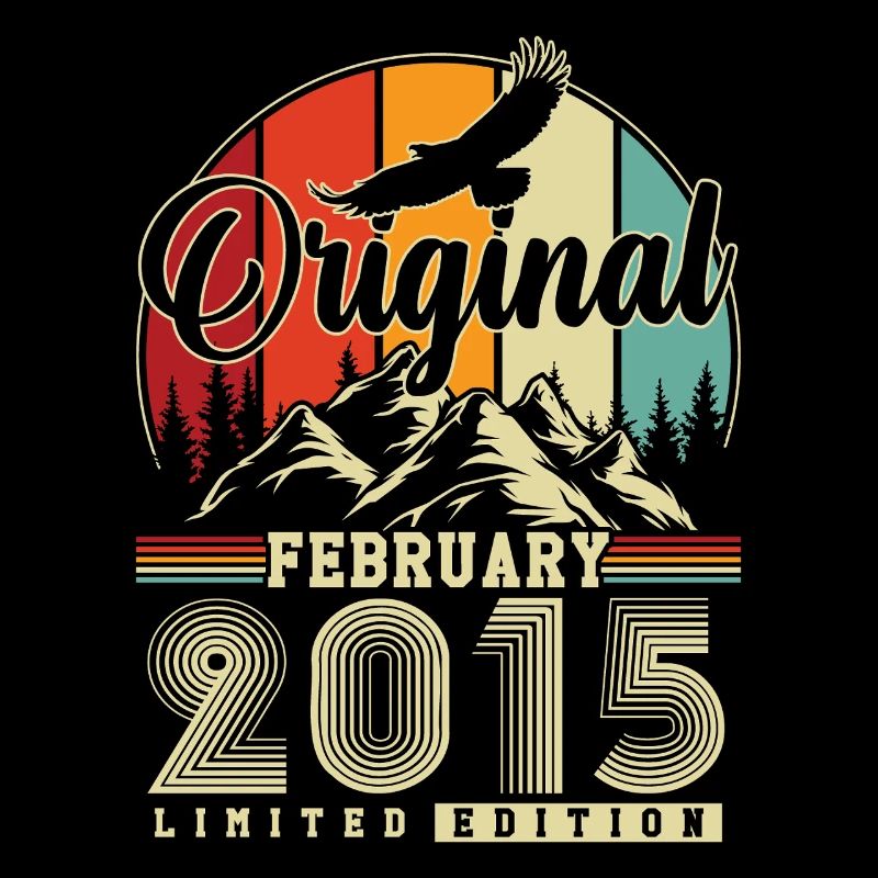 Original February 2015 Vintage Birthday