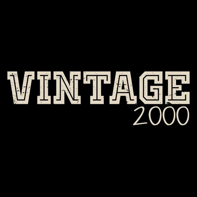 Jahrgang 2000 Original 2000 Retro 2000 Geschenk 2000