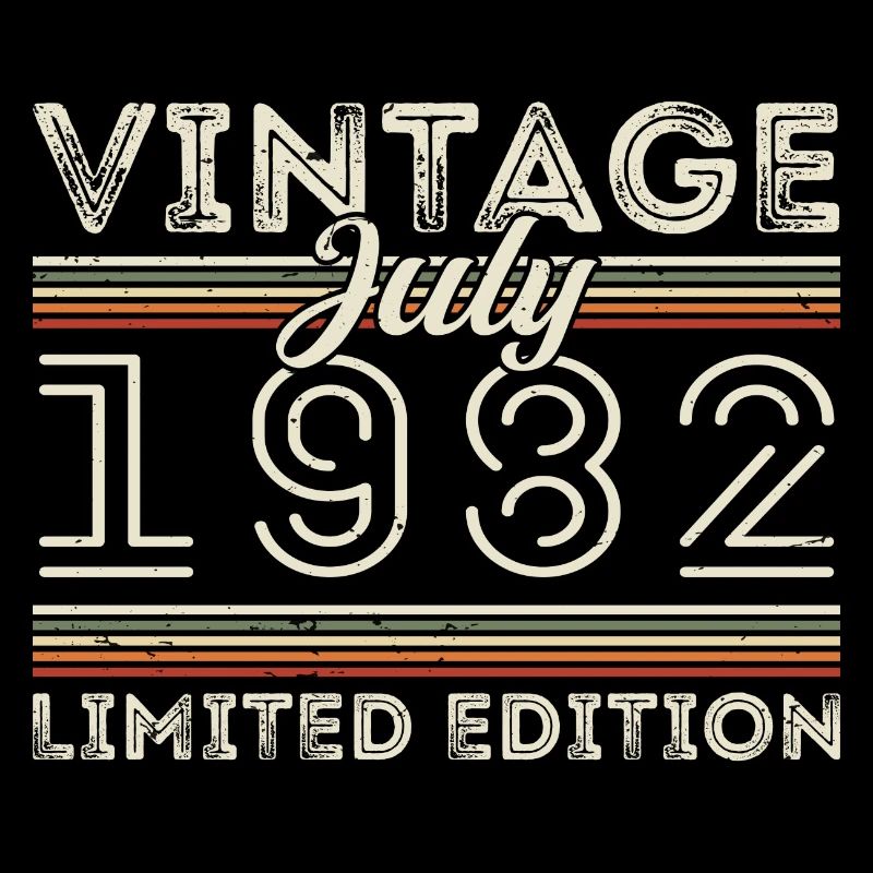 Juli 1982 Juli Geburtstagsgeschenk Juli 1982