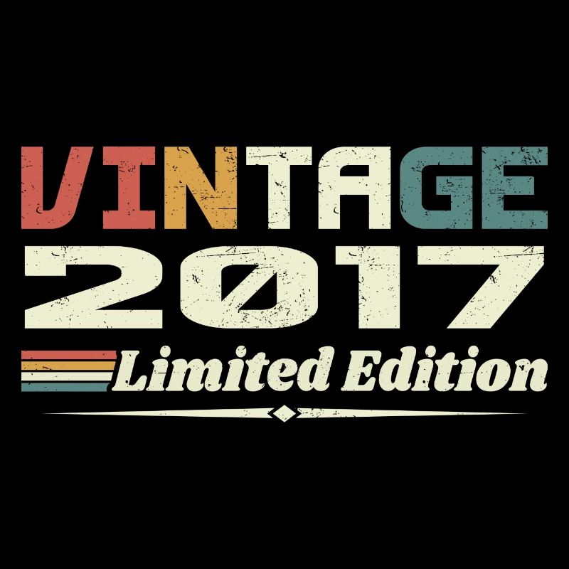 Vintage 2017 Cadeau 2017 Anniversaire 2017 Retro