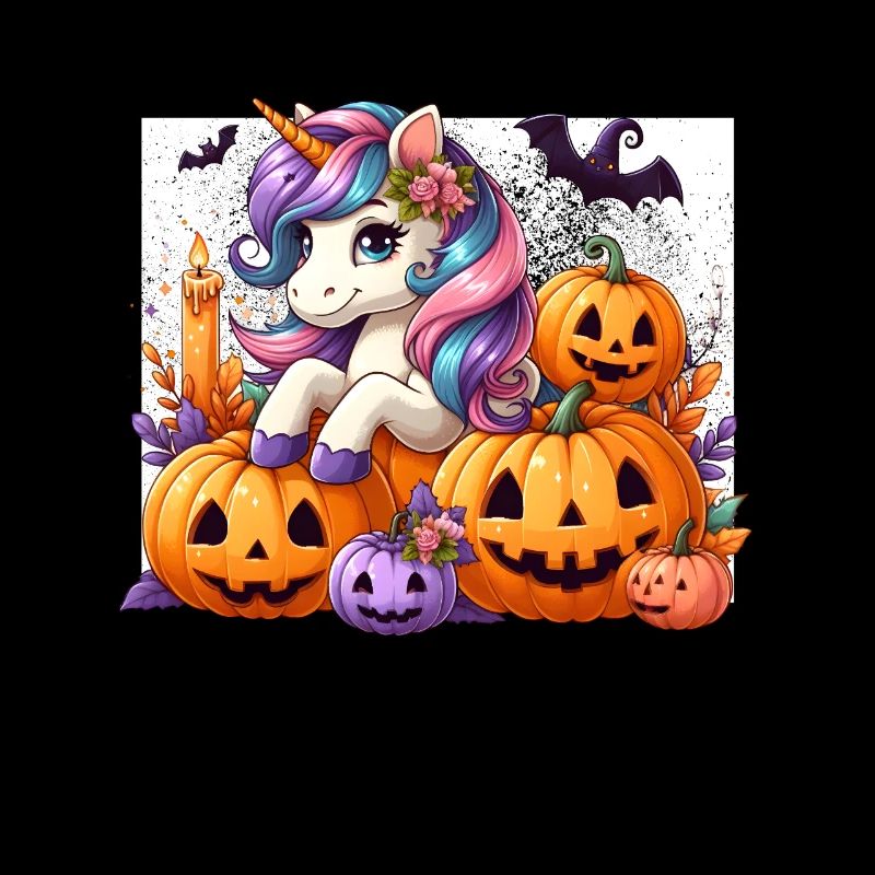 Halloween Einhorn