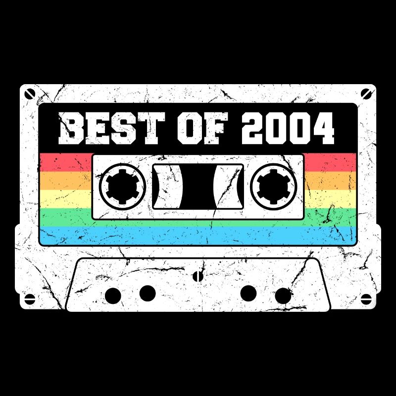 20e anniversaire 2004 Vintage rétro cassette