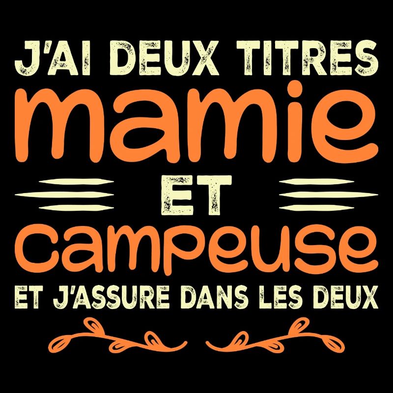 Zwei Titel Granny Camper | Oma | Camping