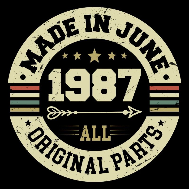 Juni 1987 Geburtstagsgeschenk Juni 1987 Juni 1987
