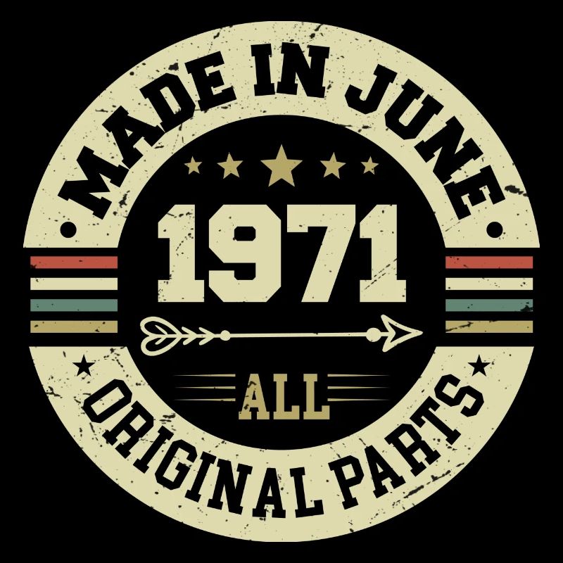 Juni 1971 Geburtstagsgeschenk Juni 1971 Juni 1971