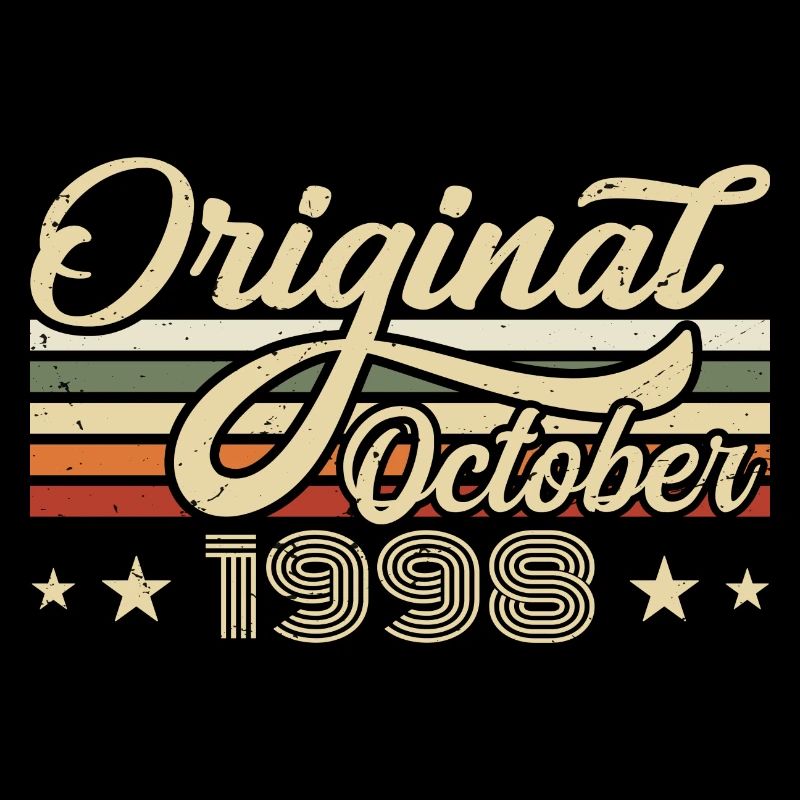 October 1998 Birthday in October - October 1998