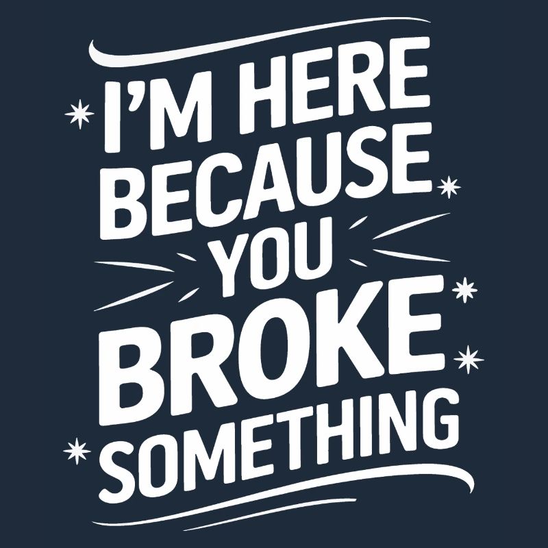 Technischer Support Computerfreak Nerd