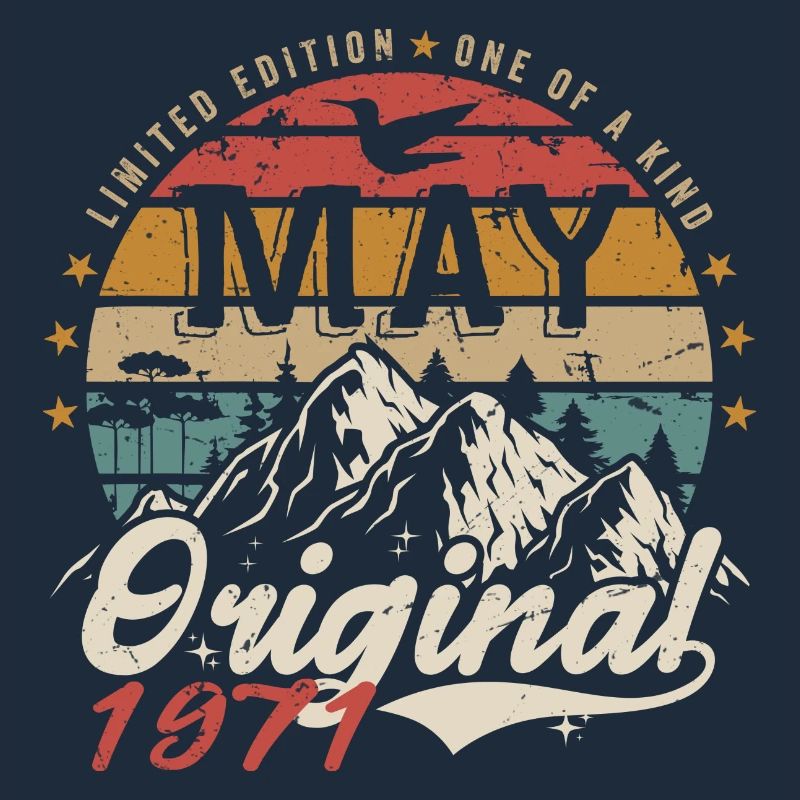 Mai 1971 Original Mai 1971 Geburtstagsgeschenk