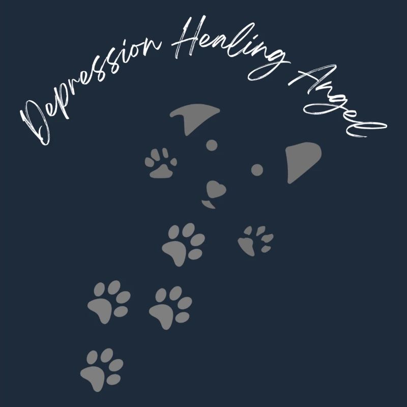 Conception d’ange de guérison de la dépression