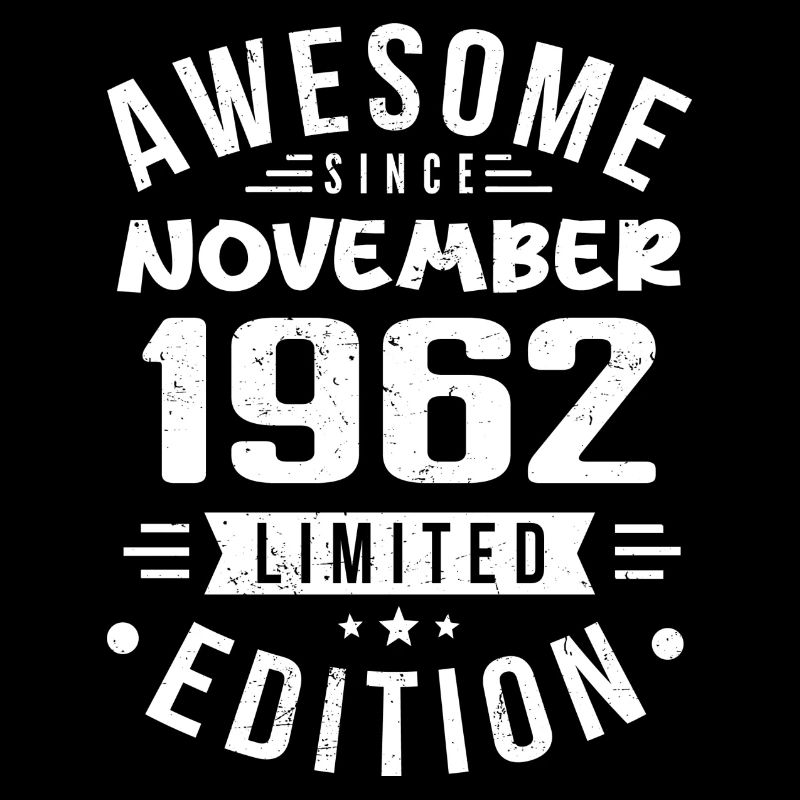 November 1962 Geschenkidee Legende November 1962