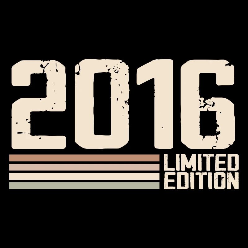 2016 Millésime 2016 Anniversaire 2016 Rétro 2016