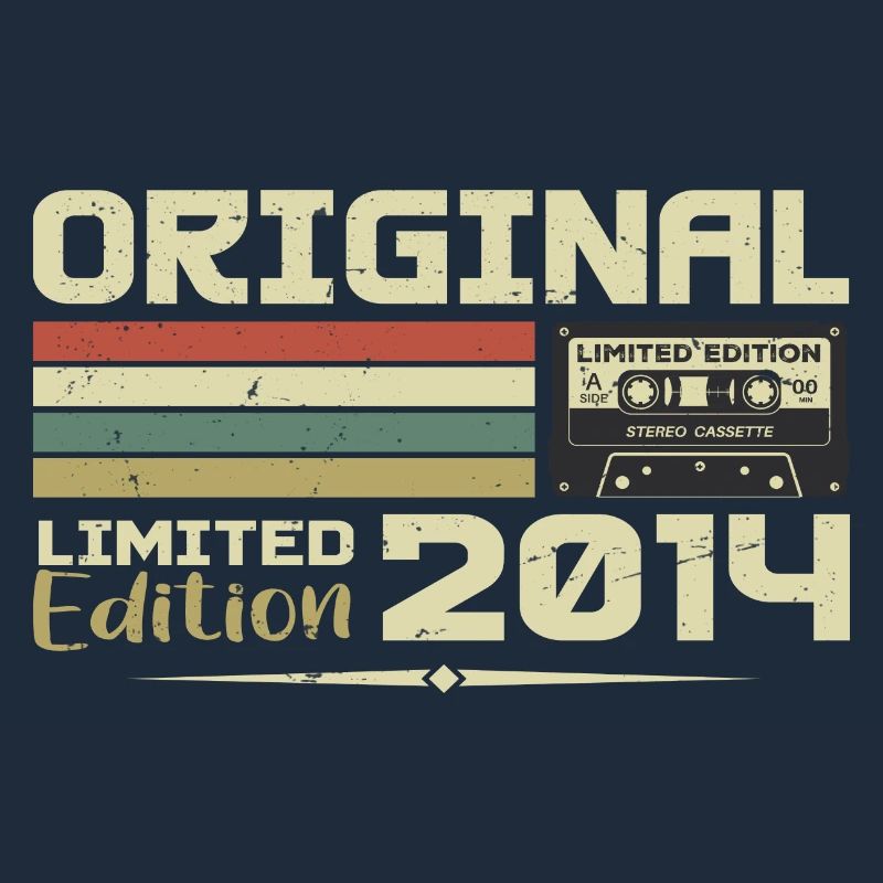 Retro 2014 Geburtstagsgeschenk Geboren im Jahr 2014 Original