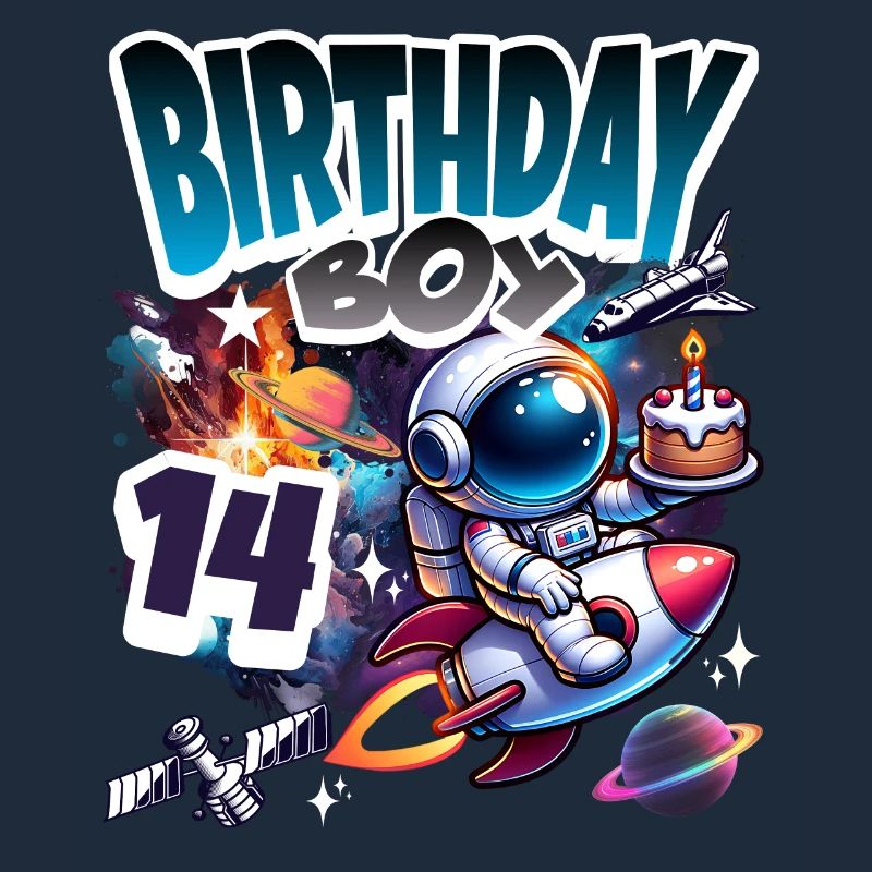 Astronaute 14e anniversaire Espace
