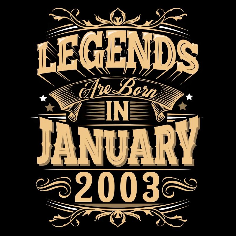 Légende de l’anniversaire de janvier 2003