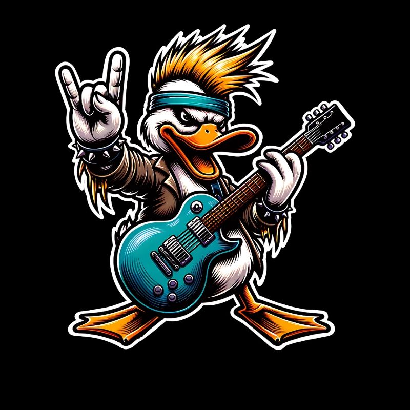 Duck Rock and Roll Guitarist