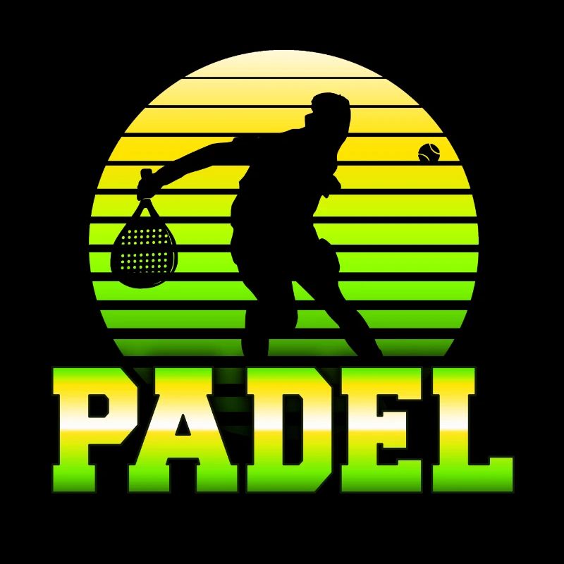 Padel Retro Sun Logo